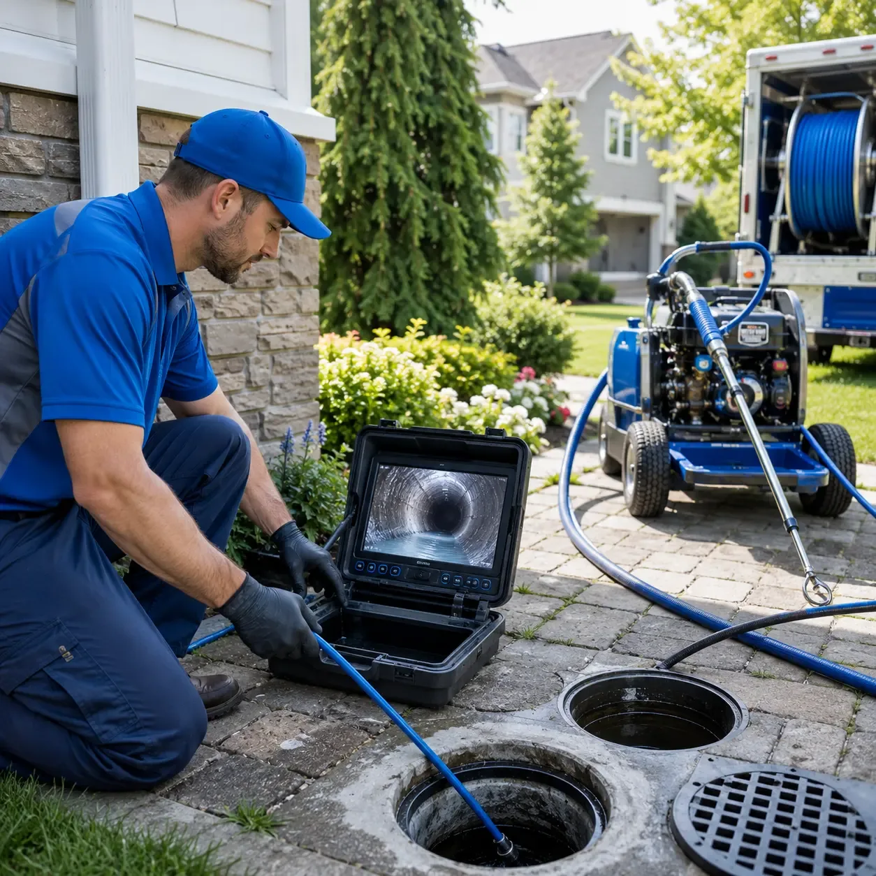 Outdoor drain cleaning professionals serving Duck Hill, MS